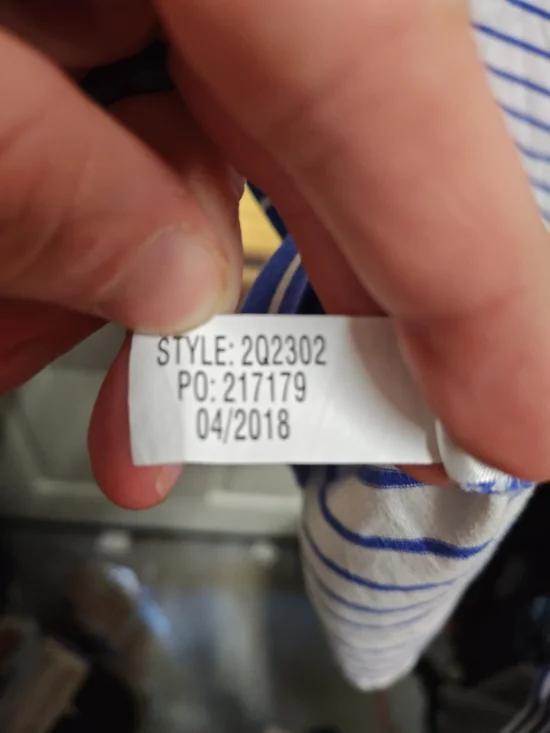 Vineyard Vines Blue and White Striped V-Neck T-Shirt Dress - Picture 5 of 5